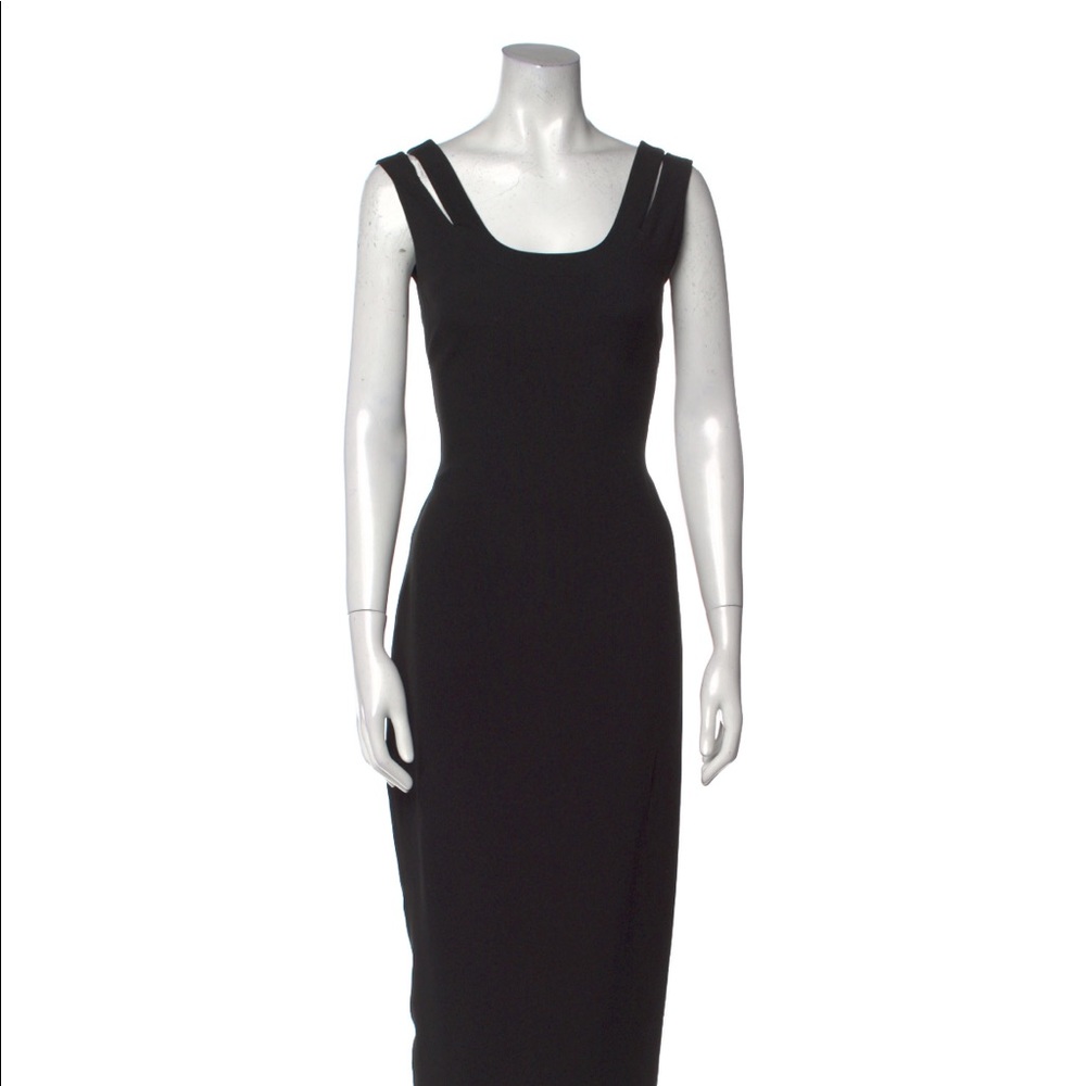 VERSACE iconic vintage Gianni Versace long black dress
